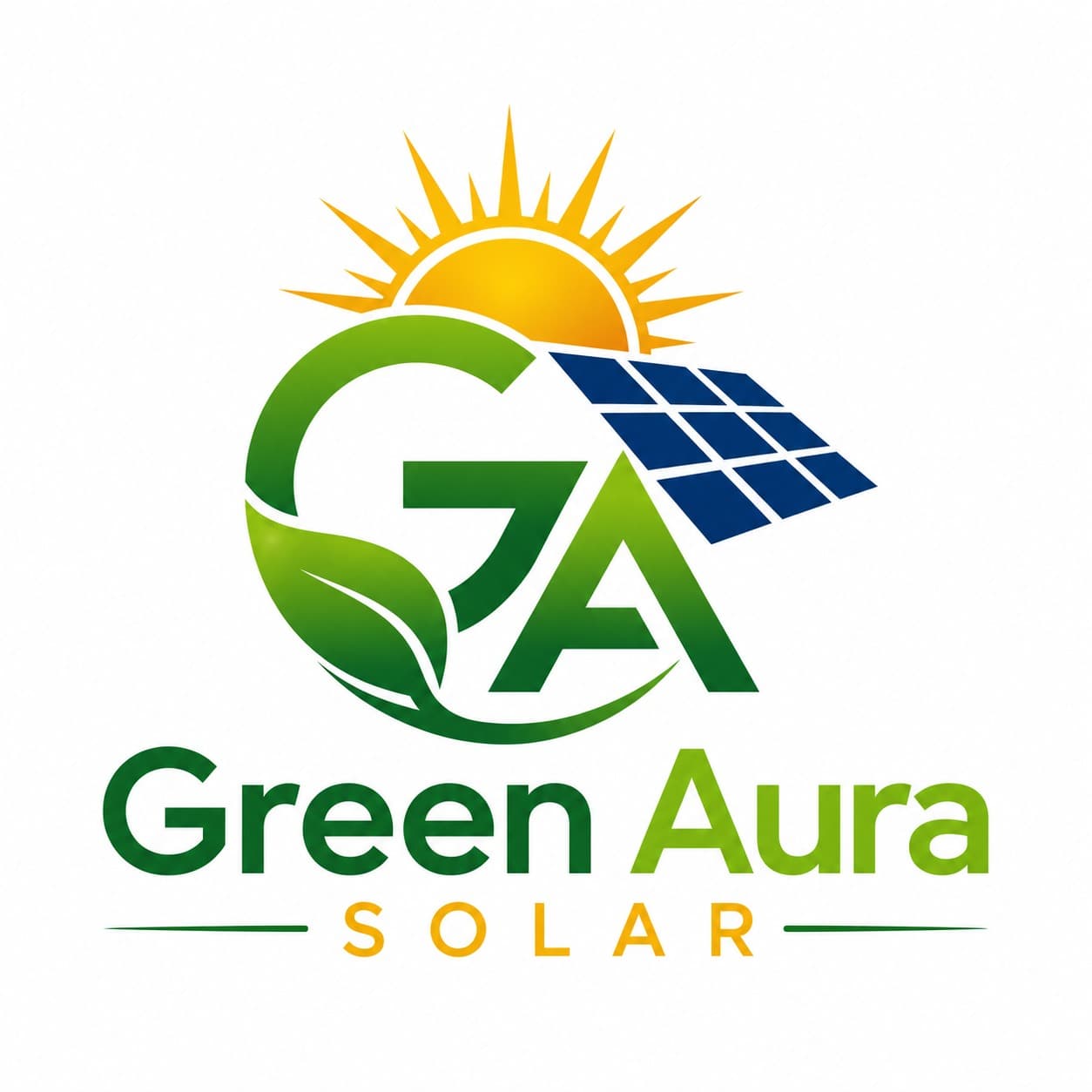 Green Aura Solar Logo